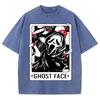 Футболка женская Scary Niche Grimace Print Wash, свободный хлопковый короткий рукав, унисекс, винтажный топ