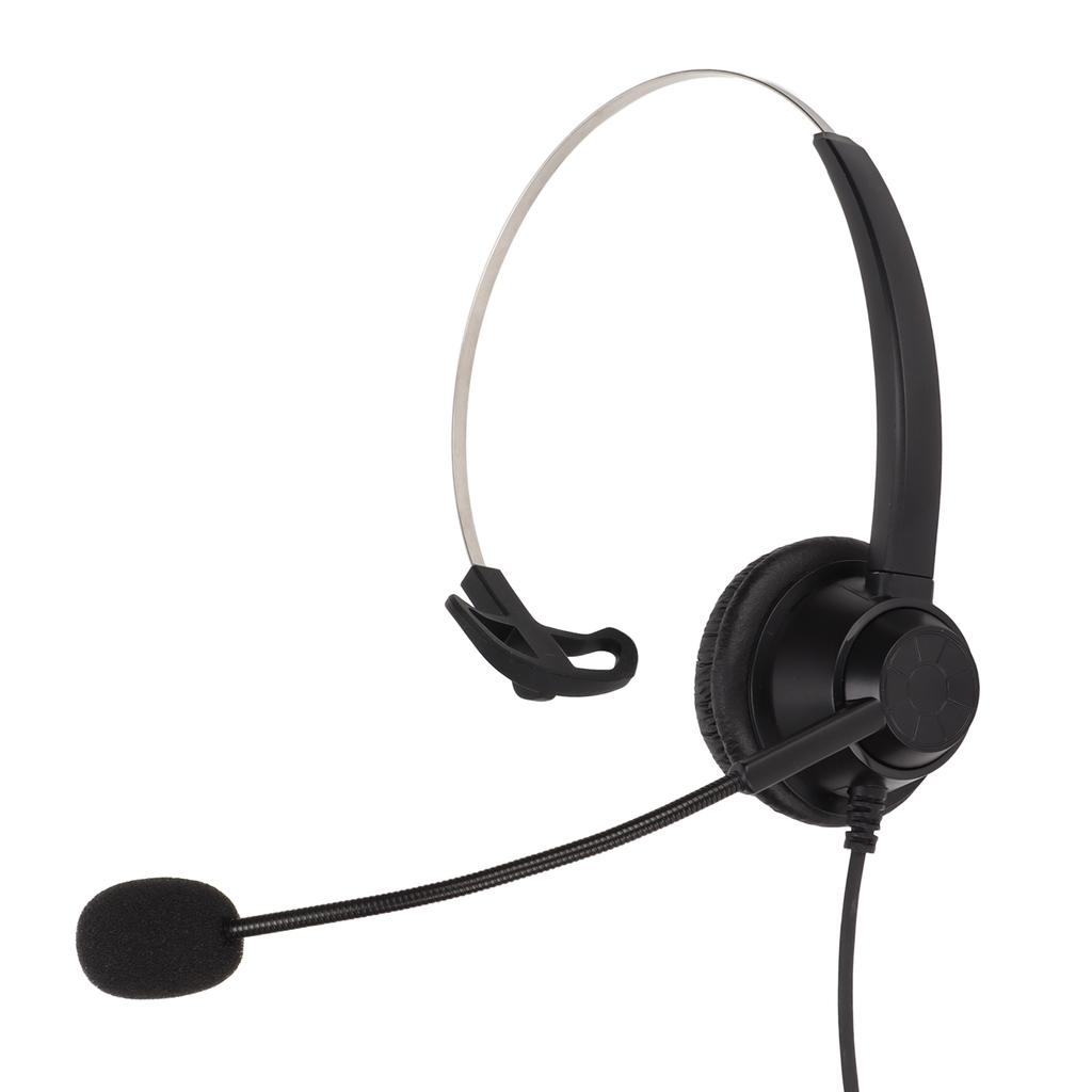 H360DUSB Single Ear Business Headset Black Noise Reduction USB Business Headset for USB Interface