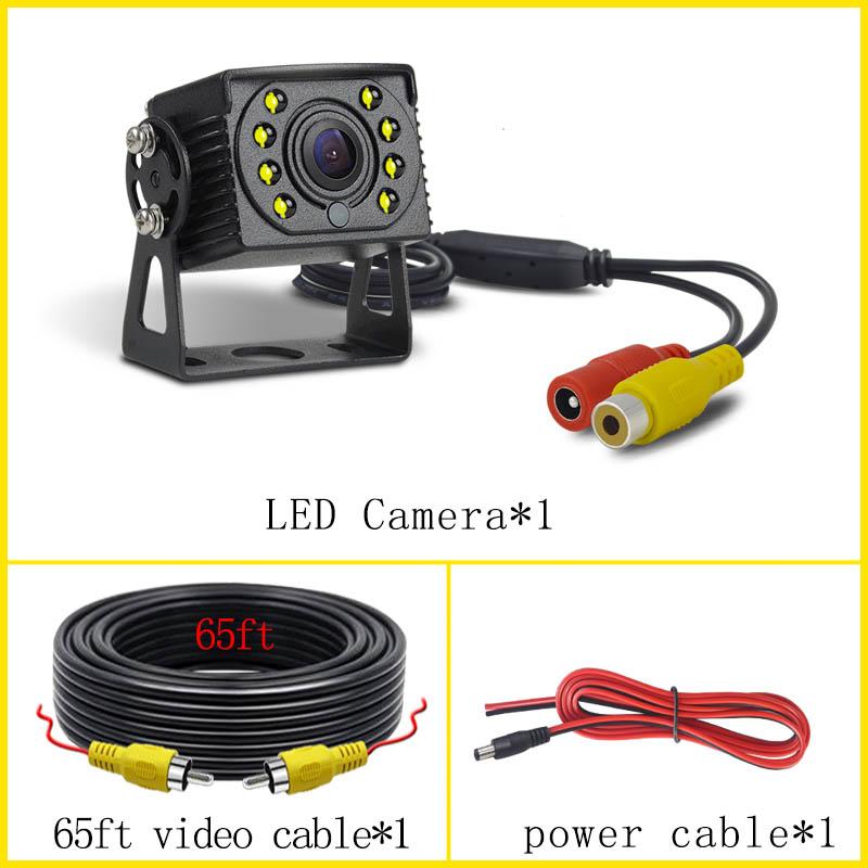 12 В/24 В камера заднего вида для парковки грузовиков, сверхпрочная, с ночным видением, водонепроницаемая, вид сзади автомобиля, изображение в обратном порядке для автомобилей/прицепов/пикапов