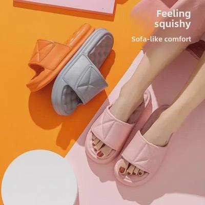 Женские летние тапочки для ванной комнаты из ЭВА с толстой подошвой