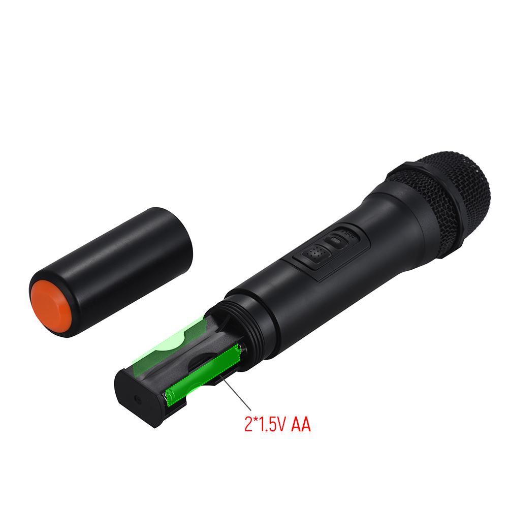 Ручная беспроводная микрофонная система VHF, 5 каналов для караоке-бизнеса