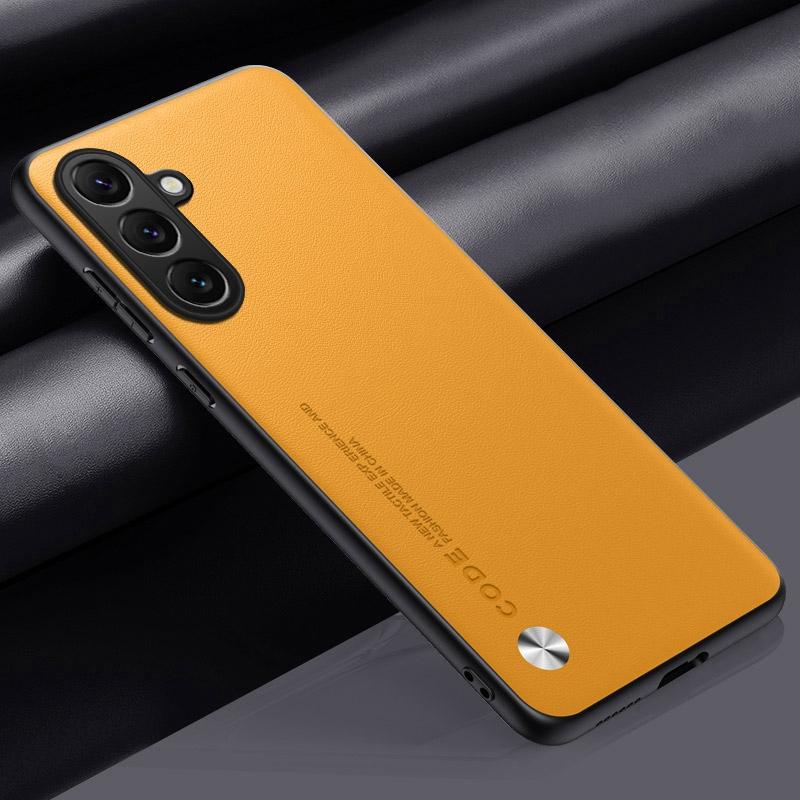 Для Samsung A17 Чехол из ПУ-кожи под карбоновое волокно для Samsung A07 A17 Матовый противоударный мягкий чехол-накладка Защита Funda