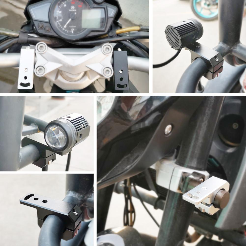 Новейшие кронштейны для светодиодных фар мотоцикла, зажимы для труб, комплект для крепления фар мотоцикла, крепление для противотуманных фар, аксессуары для мото