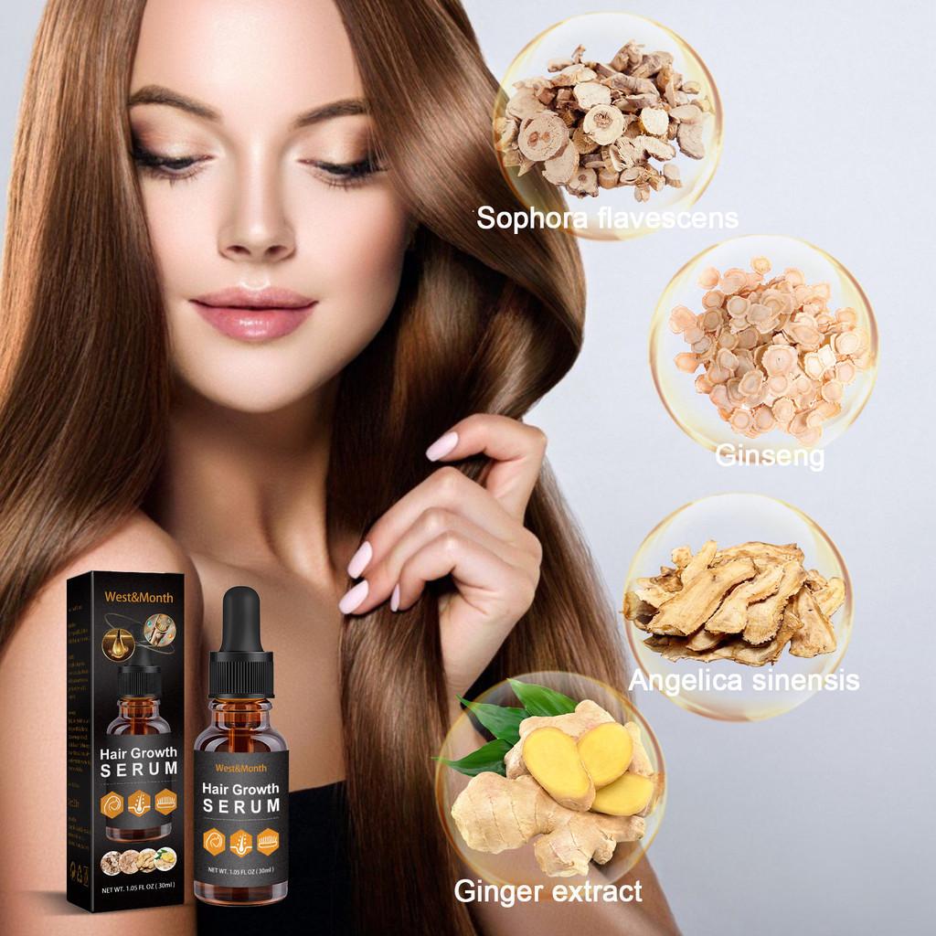 West Month Hair Growth Nutrient Oil For Lush And Thick Hair Nourishing Care 30ml
