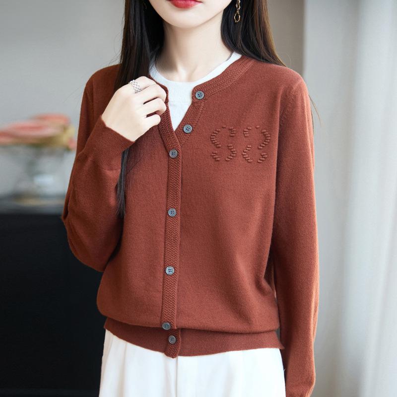 25 осенне-зимних женских трикотажных изделий: Кардиган из двух частей с бархатистой текстурой Энди, в корейском стиле