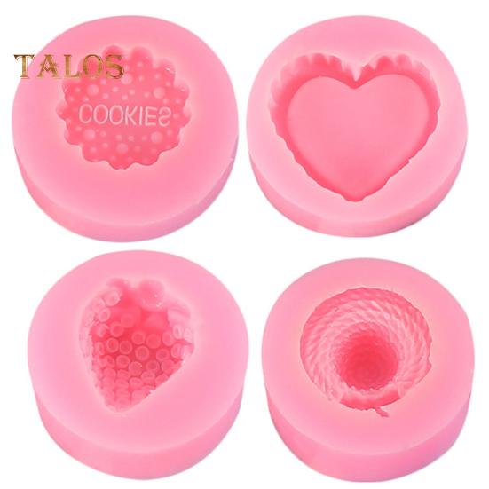 Форма для десерта, термостойкая многоразовая розовая практичная антипригарная форма для выпечки мусса для духовки