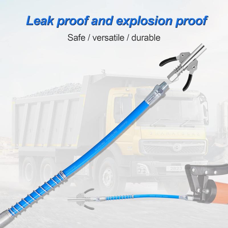 30/40/60 см шланги для смазочных пистолетов шланг для смазочных пистолетов ручного и пневматического привода аксессуары для соединителей