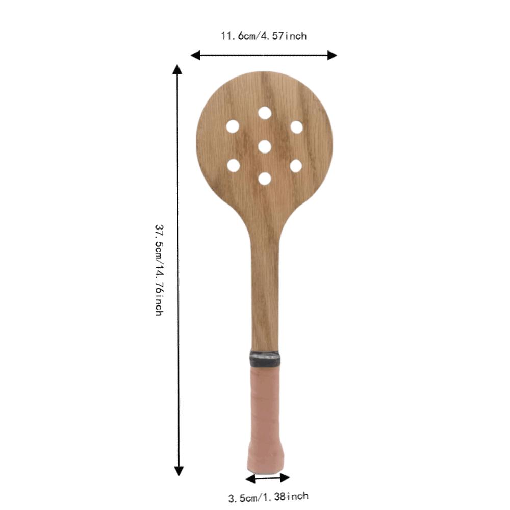 Lightweight Padel Training Paddle Perforated Head Training Racket Indoor Training