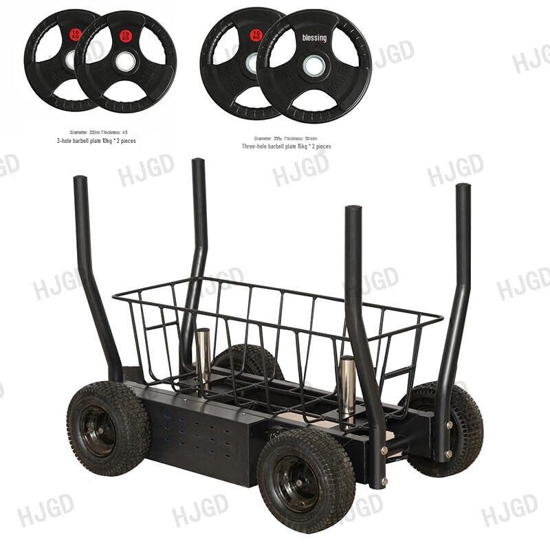 Adjustable Magnetic Resistance Sled Training Cart