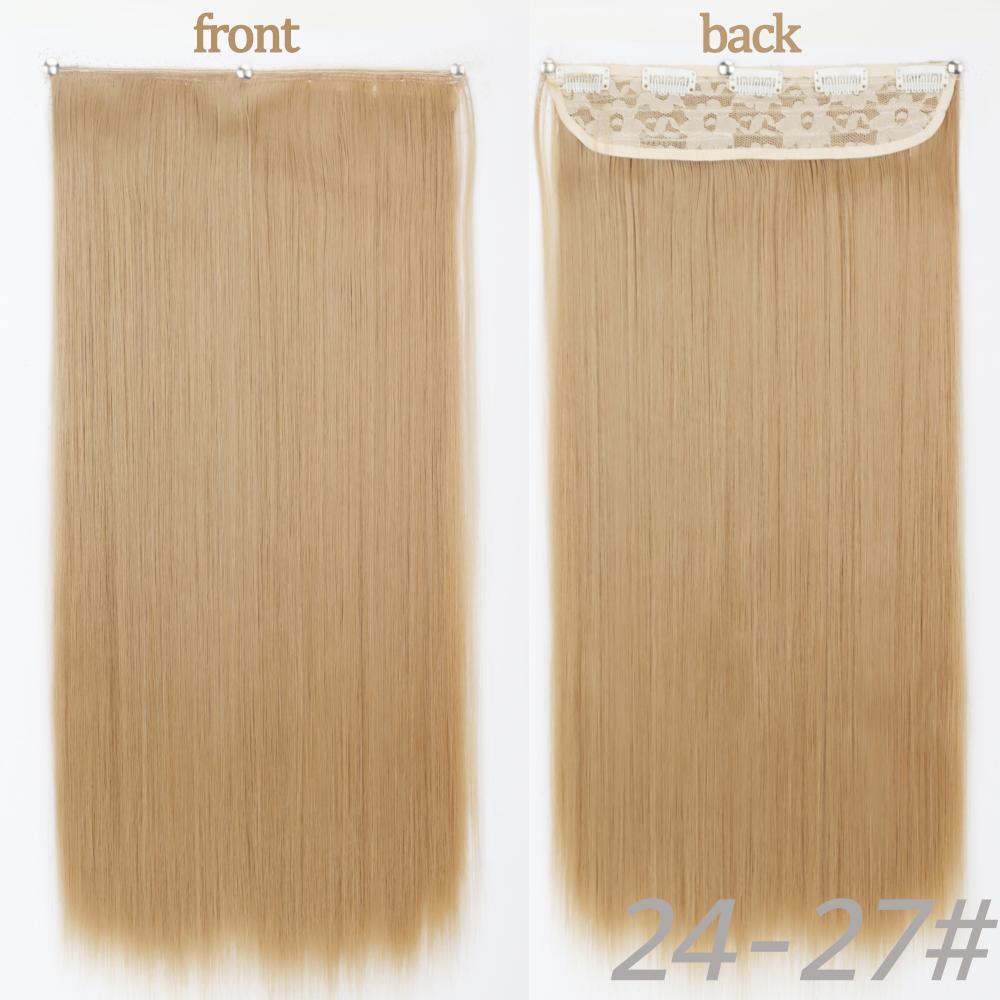 MERISIHAIR Длинные волнистые синтетические волокна 22 дюйма 5 зажимов для наращивания волос Волнистые прямые волосы Черный Коричневый Блондинка Повседневная одежда