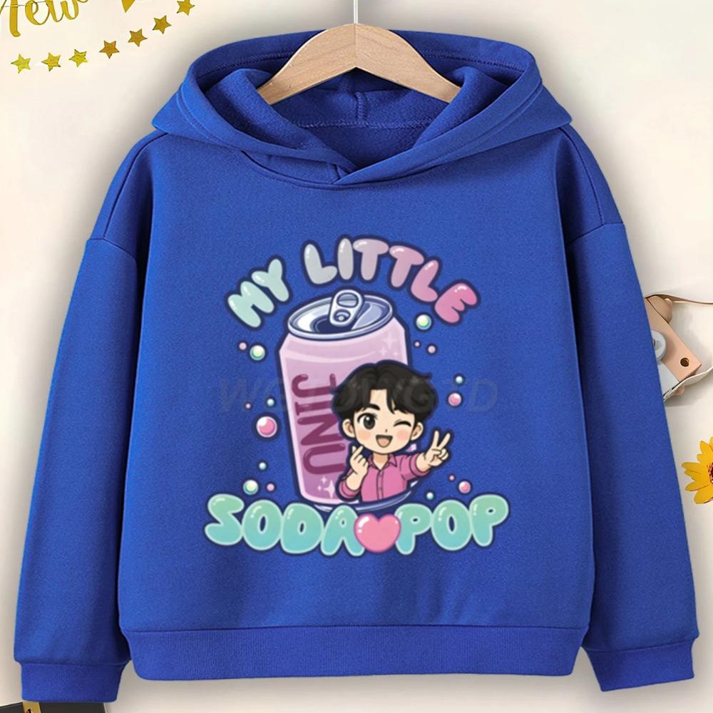 KPop Demon Hunters Soda Pop Graphic Hoodie 2025 Movie Fashion Casual Sweatshirt Girls Boys Harajuku Pullover Tops Kids Clothes
