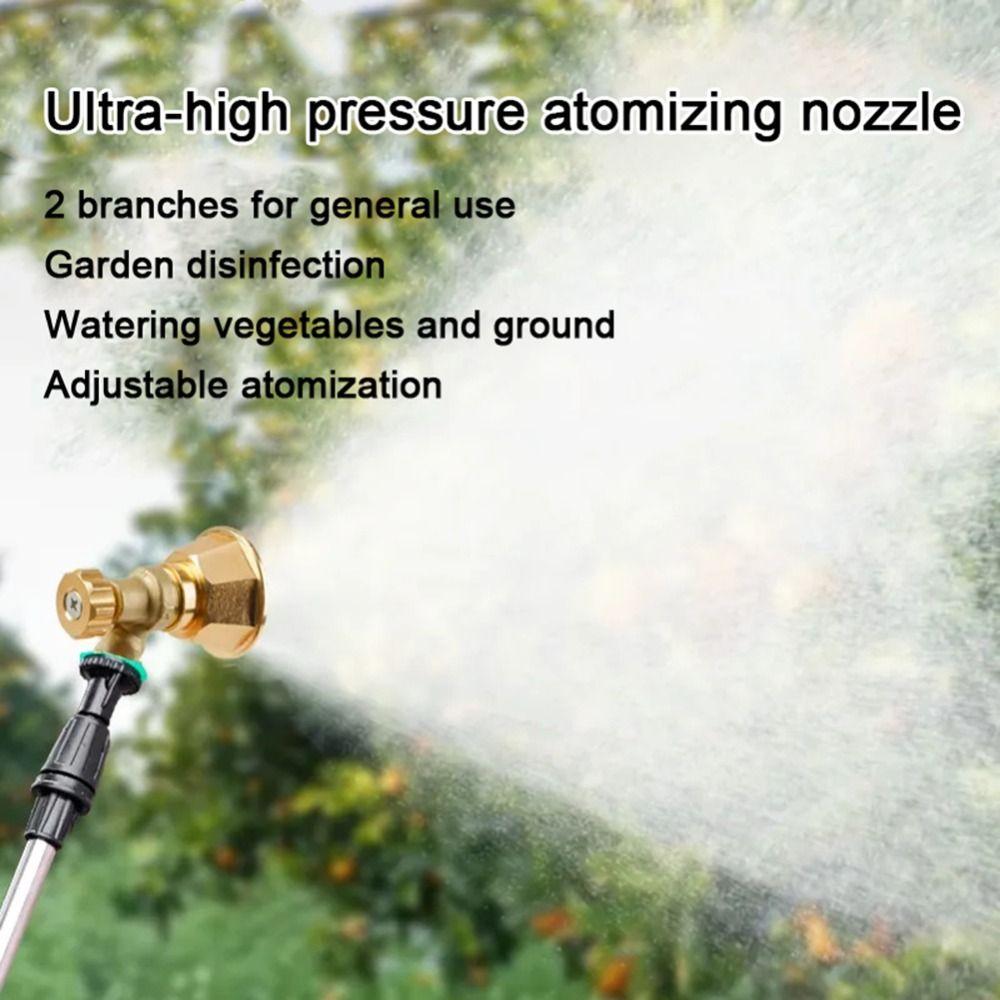 Copper Atomization Nozzle Agricultural Watering Adjustable High Pressure Pesticide Sprayer Nozzle Gardening Supplies