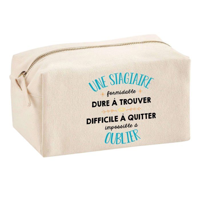 Trousse multifonction Une Stagiaire Formidable Cadeau Anniversaire Noël Collègue Idée Original | Trousse Scolaire Fournitures Bureau
