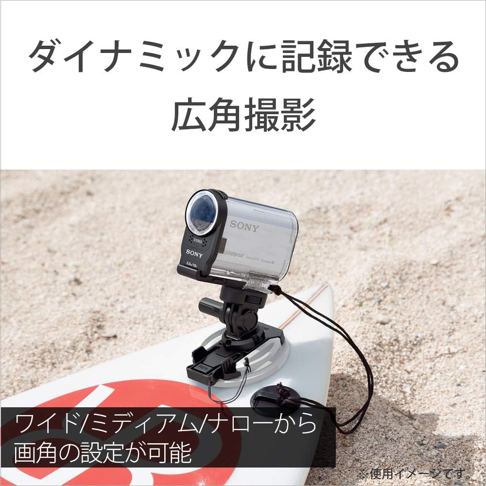 Sony Носимая камера Action Cam с пространственной оптической стабилизацией изображения 4K (HDR-AS300)