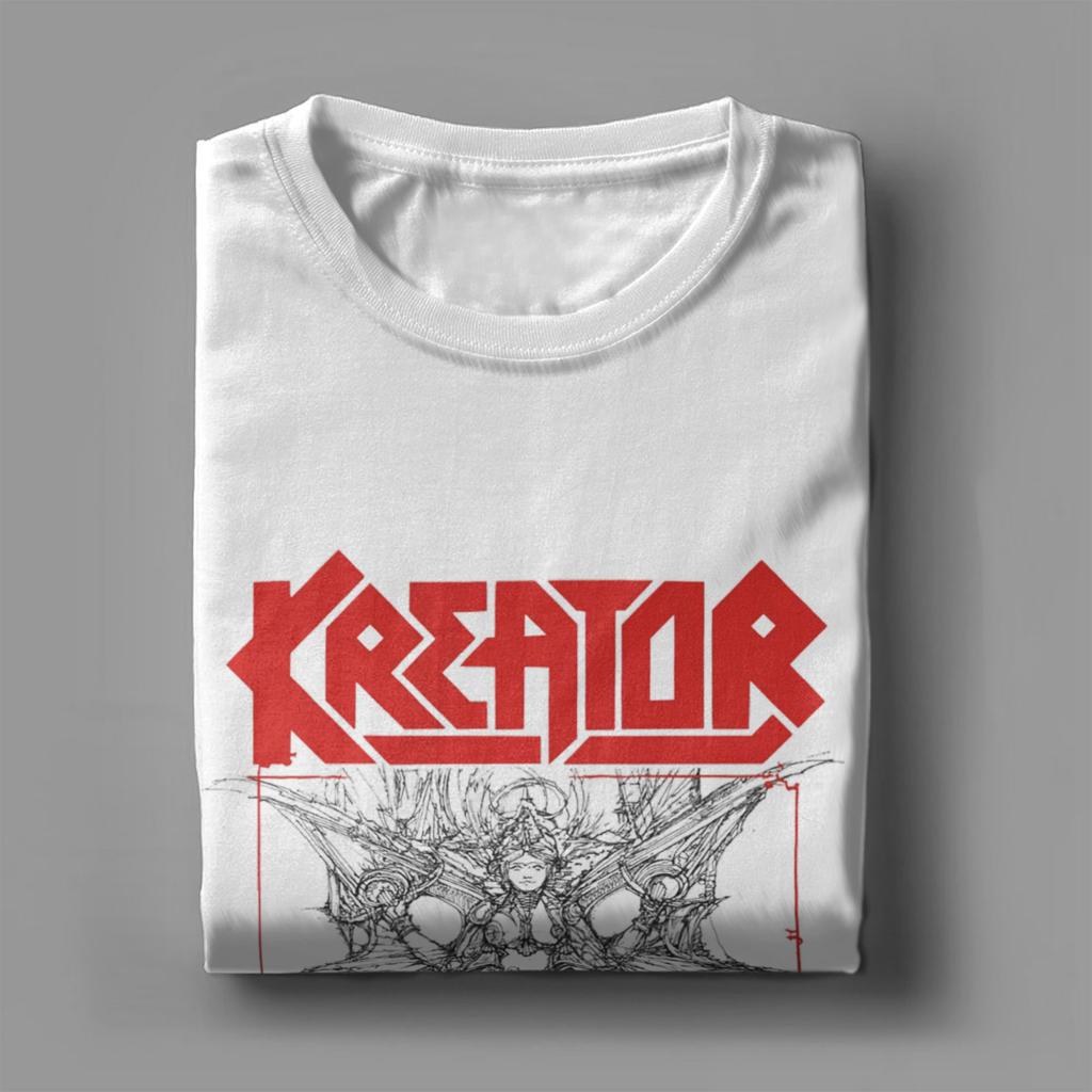 Kreator 2026 tour Одежда Унисекс Футболка 100% Хлопок Футболка Новое Поступление Футболка Одежда