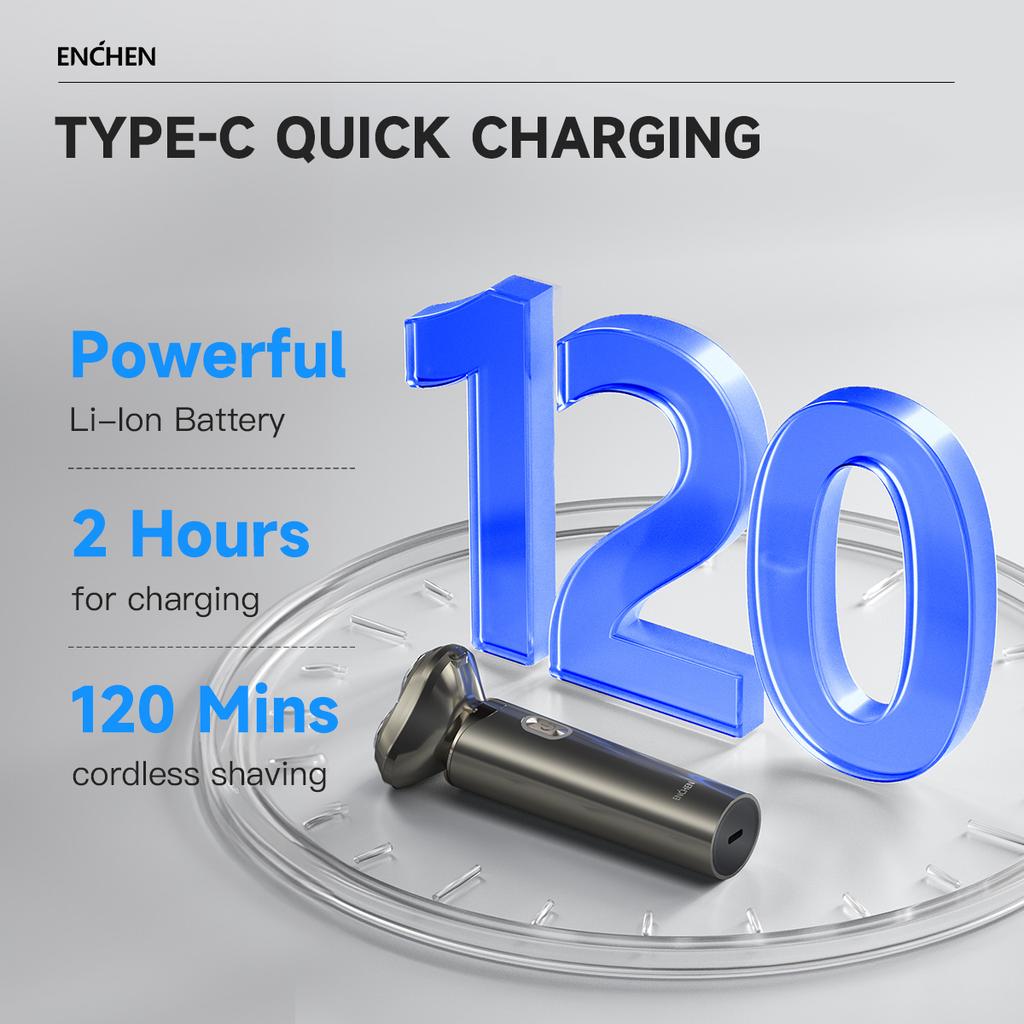 Xiaomi ENCHEN Blackstone 6 Electric Shaver Beard Trimmer Waterproof Safety Lock Razor