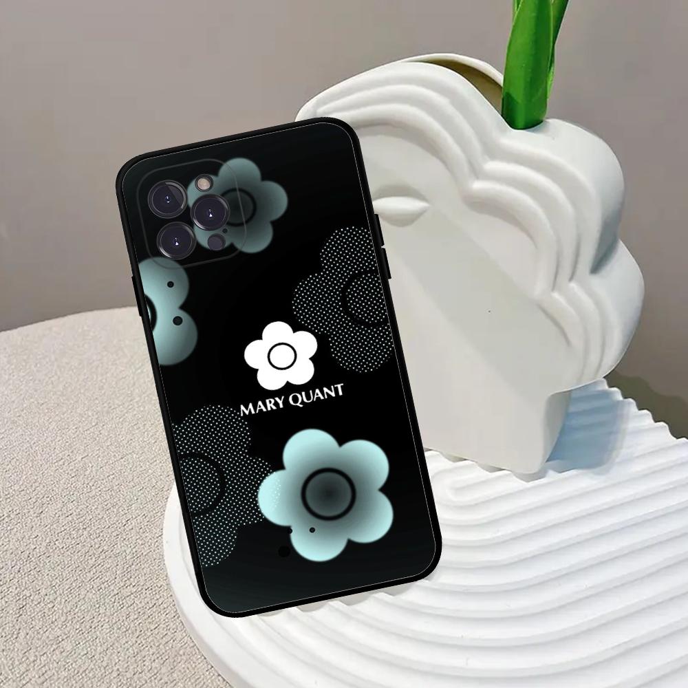 M-Mary Q-Quant Phone Case For IPhone 16 15 14 13 12 Mini 11 Pro XS Max X XR SE 6 7 8 Plus Soft Silicone Cover