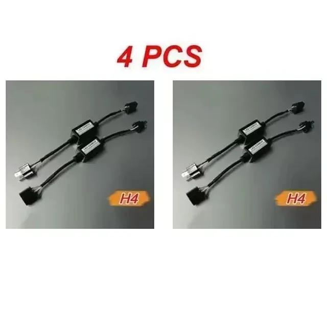 1~4 шт. Светодиодные Canbus автомобильные фары без ошибок резистор для противотуманных фар внедорожника H4 H7 H1 H11 9006 9007 адаптер анти-мерцание помехи