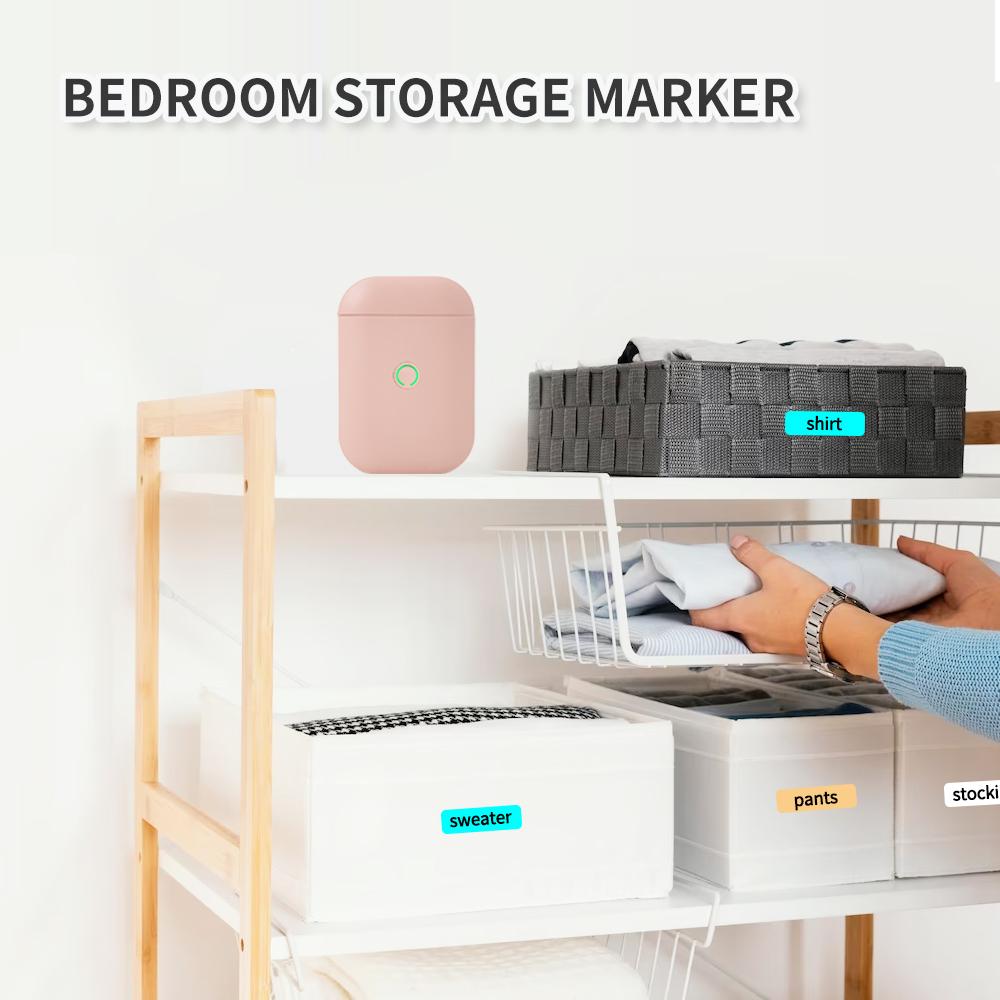 D11 Принтер для этикеток Карманный смартфон Gap Label Maker BT Беспроводная термопечать Поддержка 203DPI