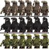 Building Blocks Ghost Special Forces Accessories Gun Backpacks Vests Belts Weapons Kids Toy