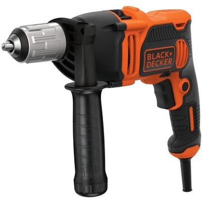 Сетевая ударная дрель - 850 Вт - BLACK+DECKER - BEH850-QS - с 6 сверлами