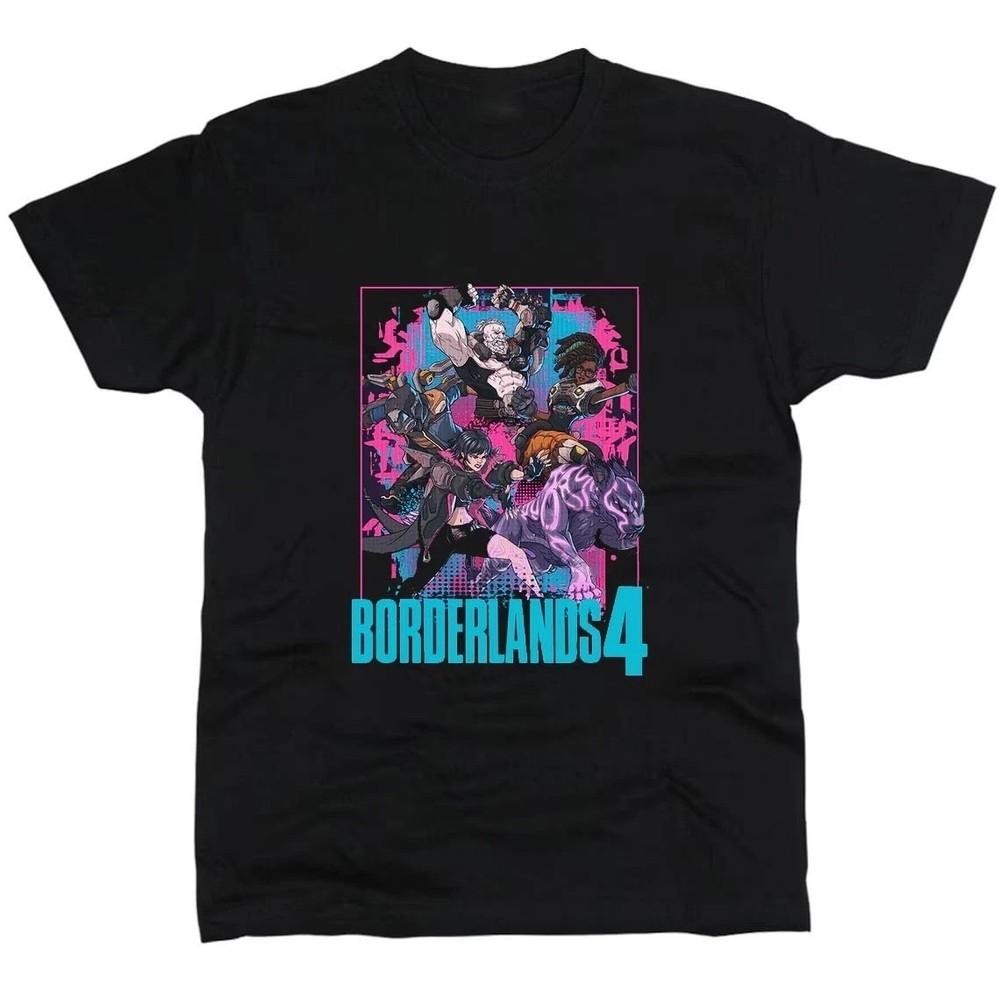 Borderlands 4 Vault Hunters T-Shirt Unisex Fan Gift Shirt, Reprint Unisex T-Shirt