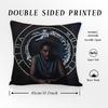 Logo C-Canserbero Singer Star Pillow Case Anti-dustmite Pillowcase Invisible zipper silky short plush Sofa cushion cover