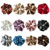 Premium Satin Hair Ties for Elegant Look Scrunchies High Elasticity Women Girls Non Slip Band Soft Silk Accessories Solid Color Ponytail