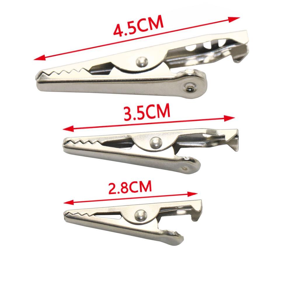 10 шт. 50 см зажимы номер 28/35/45 мм зажимы типа «крокодил» с проводами, соединительные провода с зажимами типа «крокодил» для электрических зажимов типа «крокодил»