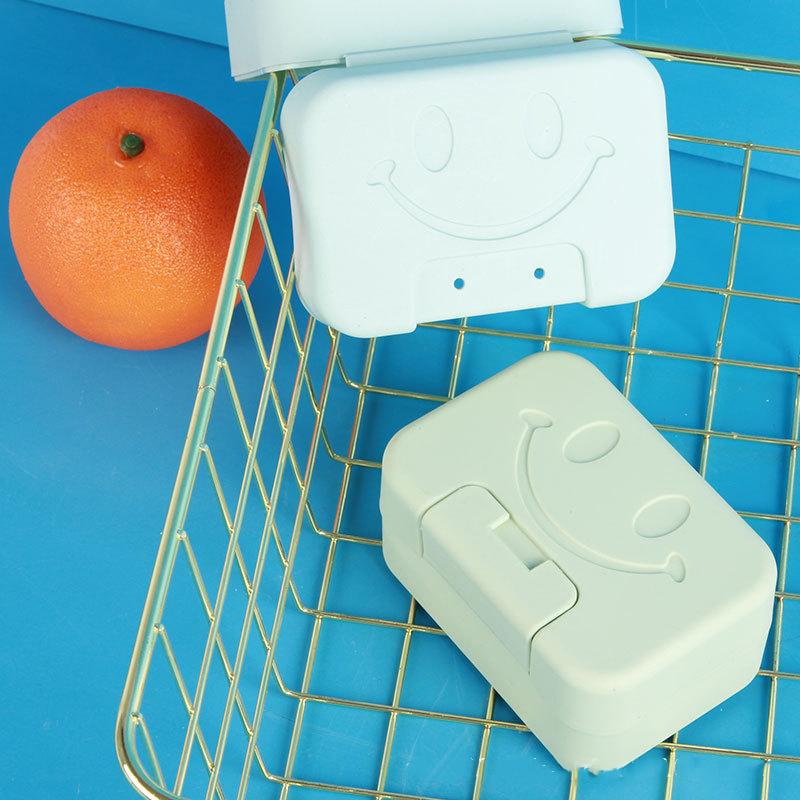 Мыльница для лица, переносная мыльница, водонепроницаемая, удобная, для туалета, ванной комнаты, симпатичный поднос для хранения тарелок