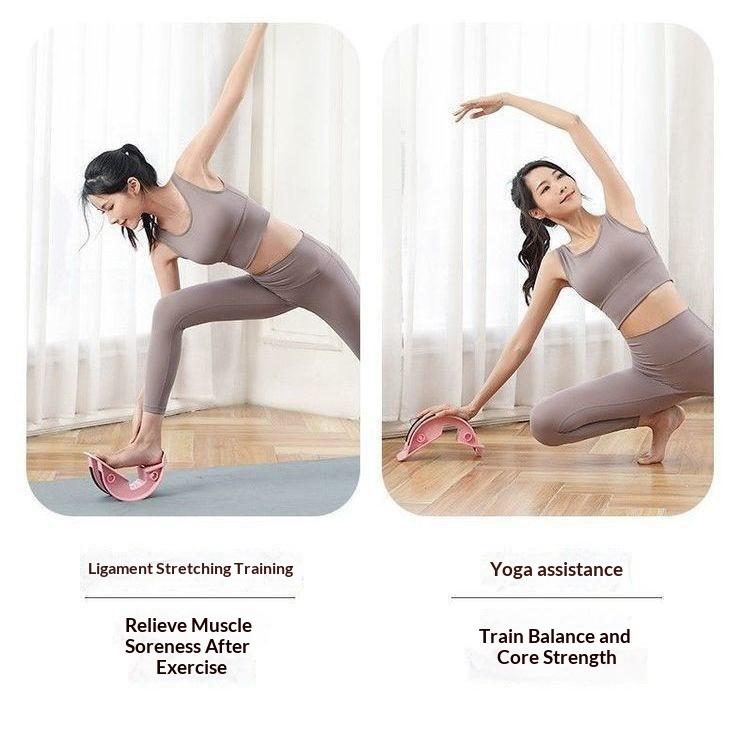 New·Stretching Wheel Home Fitness Pedal Calf Stretcher Balance Trainer Arm Calf Ankle Stretching Board Foot Stretcher Household·