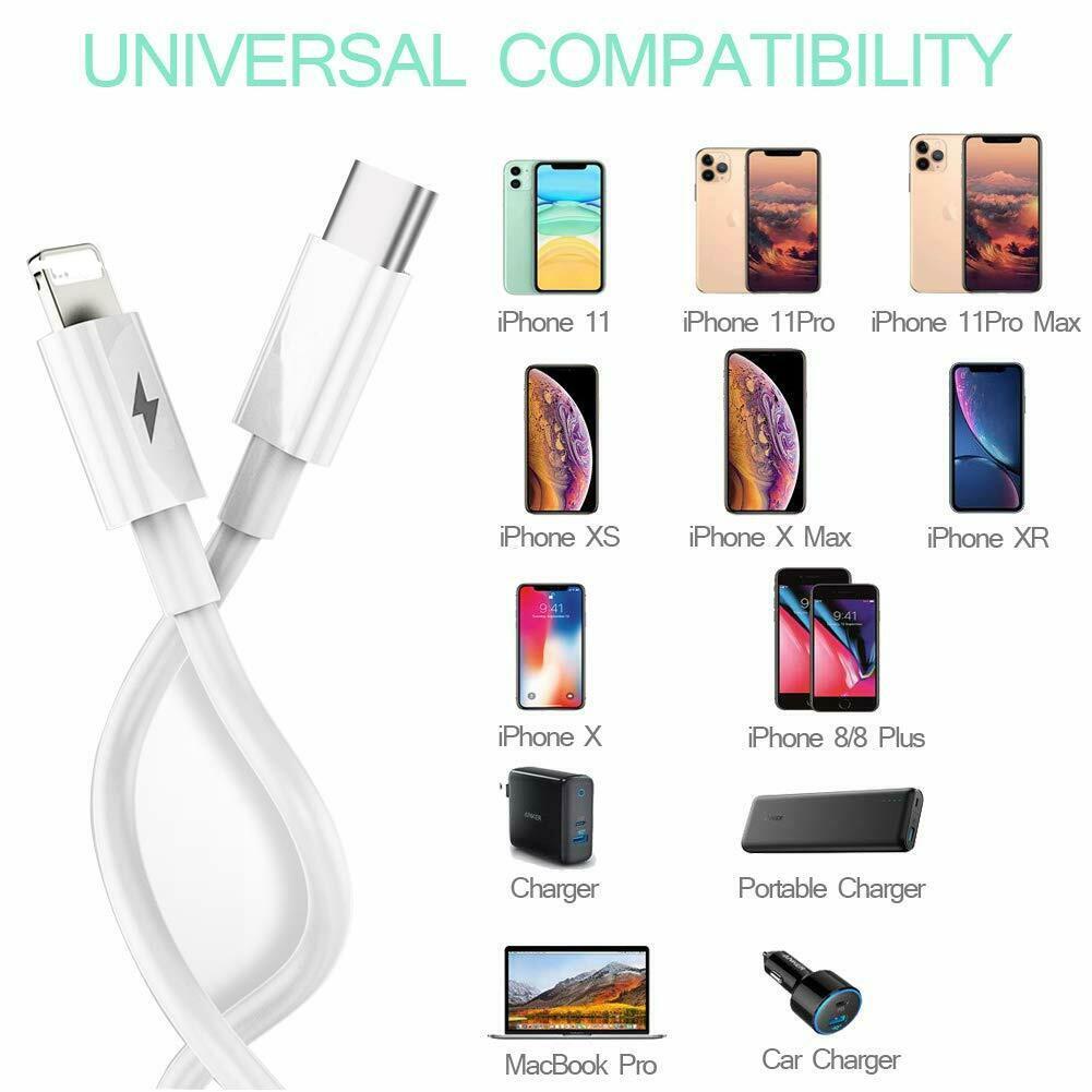 PD Fast Charging Cable for iPhone Xs X 8 pin to TypeC 3A Quick Charger for Type C?to phone