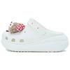 Crush Clog Cartoon Bear STAR Casual Fashion Clogs Unisex White