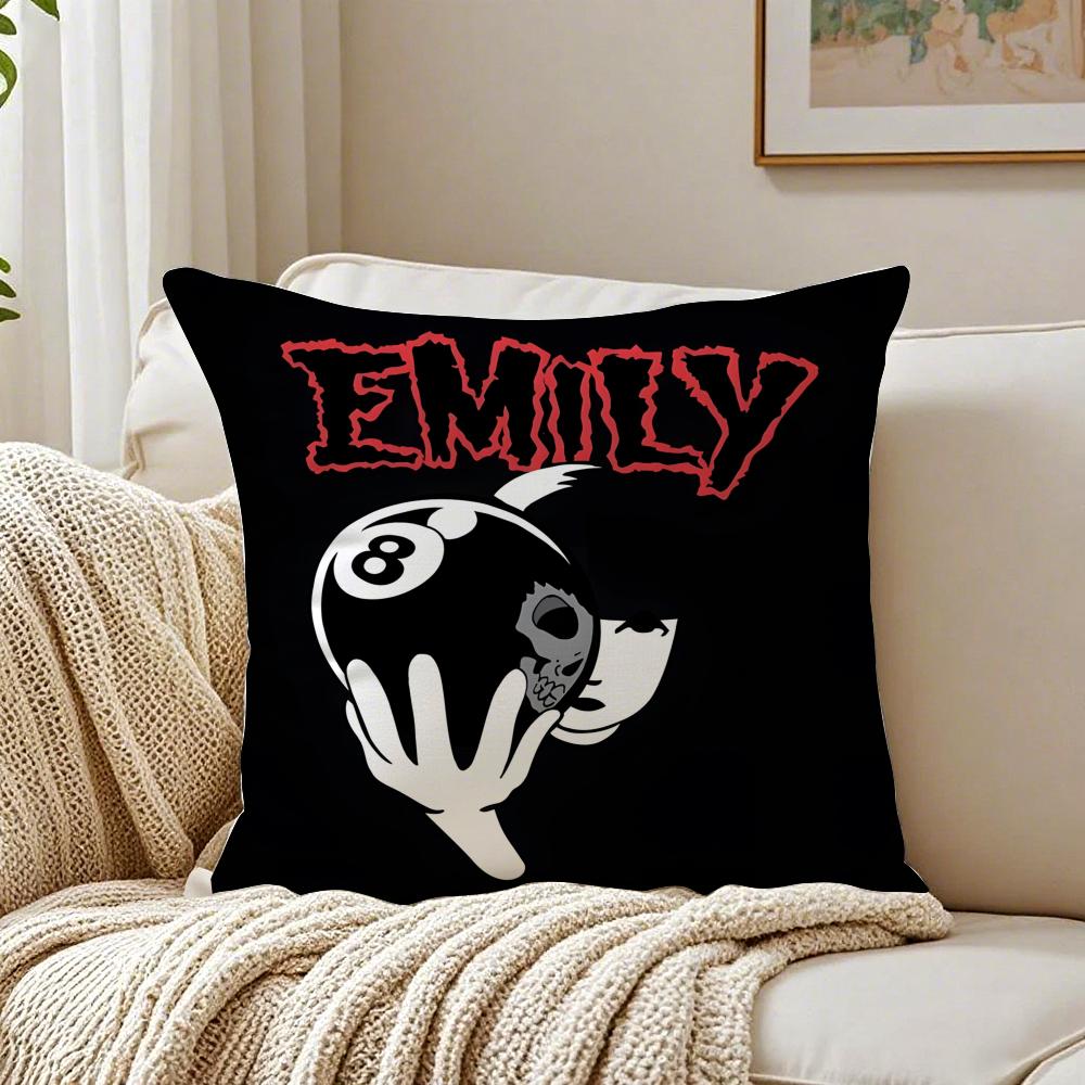 Comics Quirky EEmily The SStrange Cushion Cover Pillowcase Antidustmite living Room Sofa Decor Cushion Room