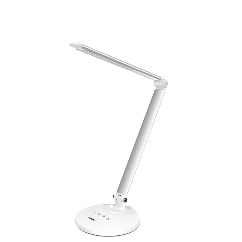 Deli LED Foldable Touch Desk Lamp with 3 Color Modes