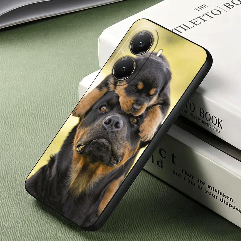 Rottweiler Dog Soft Phone Case for Xiaomi Poco X5 X6 X7 X8 Pro Max X3 F7 F8 Ultra M8 M7 M6 M5 Redmi 15 15C 14C 13C 12C X4 F6