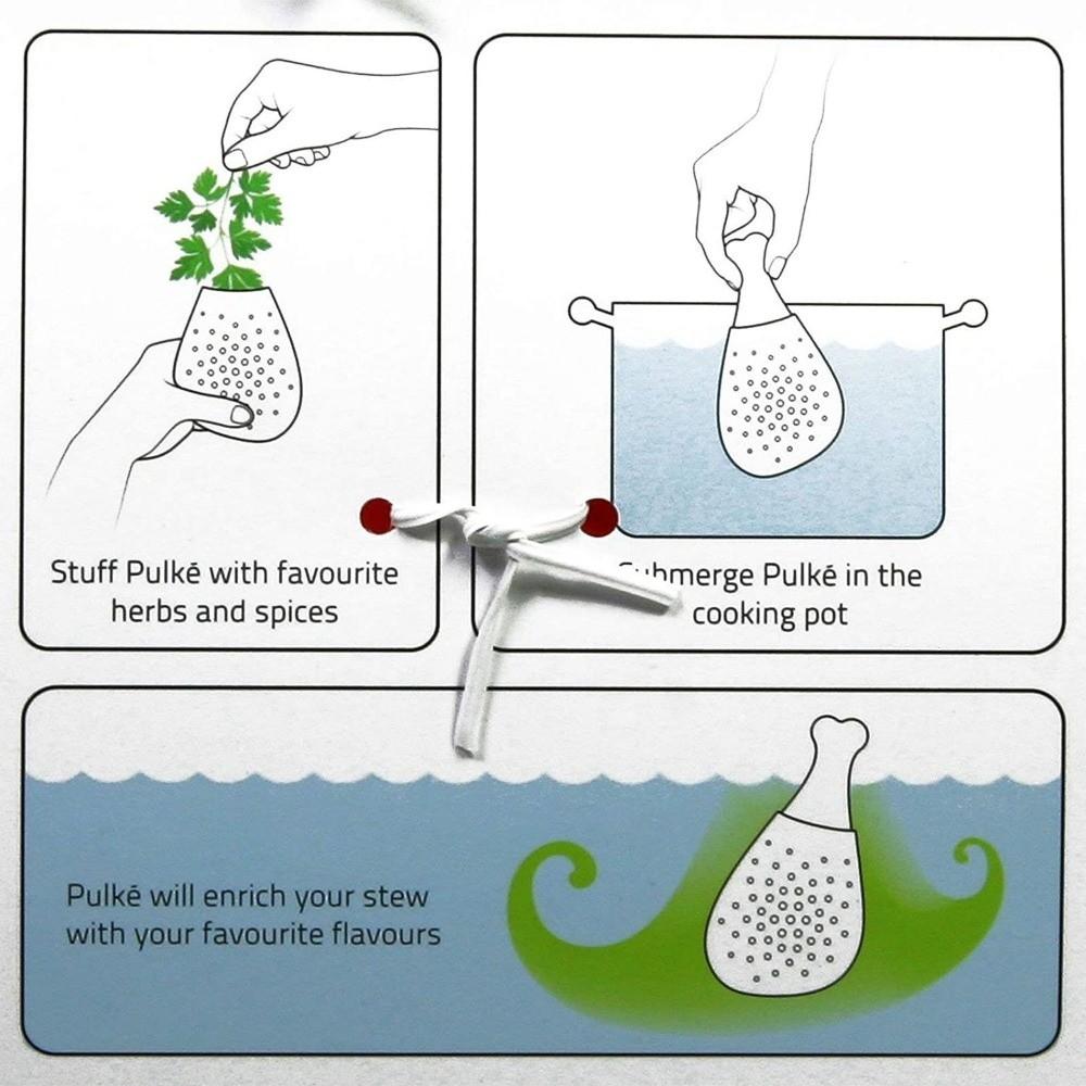 Многоразовый фильтр для специй для куриных ножек Силиконовый фильтр для приготовления супа Подготовка пищи