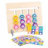 Educational Game Montessori Set Animal Blocks Color Matching