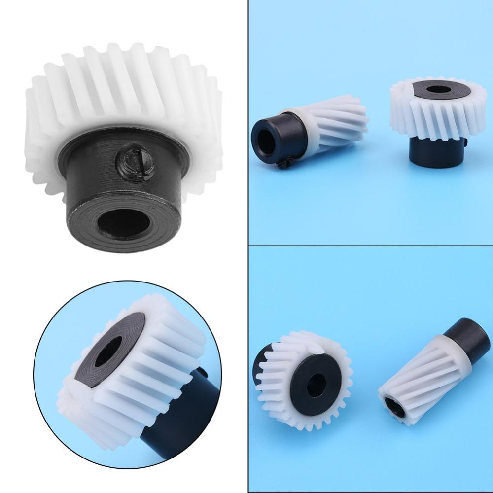 2pcs Plastic Sewing Machine Parts 2Pcs Kit Hook Drive Gear Feed Dog Drive Sewing Machine Repair