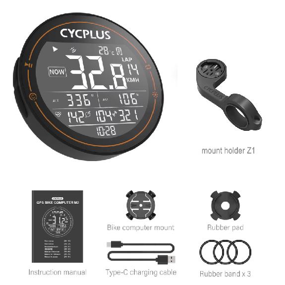 CYCPLUS M2 Bike Computer IPX6 Waterproof Smart Wireless Speedometer BLE 4.0 ANT+ Odometer GPS Cycling Bike Accessories2