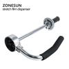ZONESUN Машина для обмотки стрейч-пленкой с регулируемой высотой 30-50 см, ручной диспенсер, инструмент для упаковки паллет из нержавеющей стали