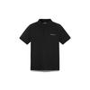 Casual Breathable Short Sleeve Polo Shirt Men Tops Black A41C5-001