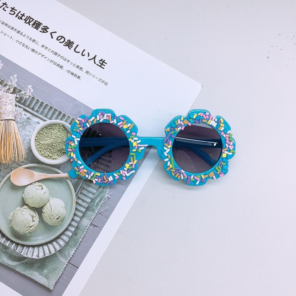 New Version Of Fashion Sunglasses Children'S Diy Flower Shape Baby Sunglasses Children'S Glasses