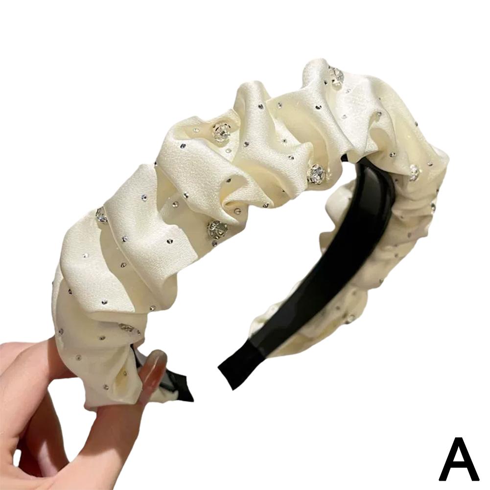 Роскошные ободки для волос со стразами для женщин, однотонные модные ободки для волос, обручи, ободки Ha K2P6