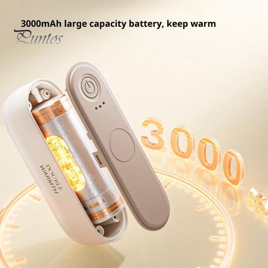 Магнитная грелка с быстрым нагревом, регулируемая температура, перезаряжаемый карманный обогреватель, зимняя грелка с 3 настройками температуры