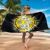 Пляжное полотенце Borussia fcfc, Быстросохнущее, Легкое в уходе, Подходит как для фитнеса, так и для пляжного отдыха, Спортивная необходимость