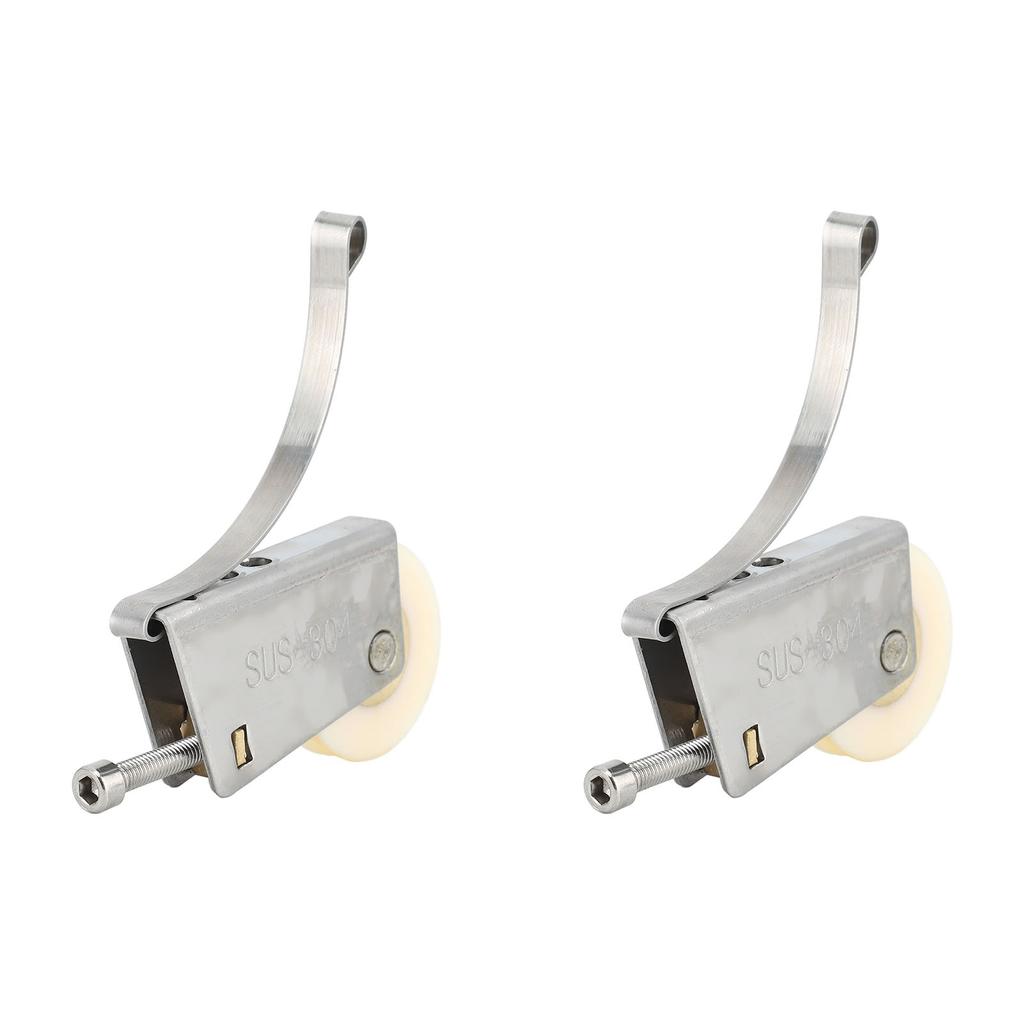 2Set Cabinet Sliding Door Window Roller Pulley Stainless Steel Sliding Door Window Roller Pulley