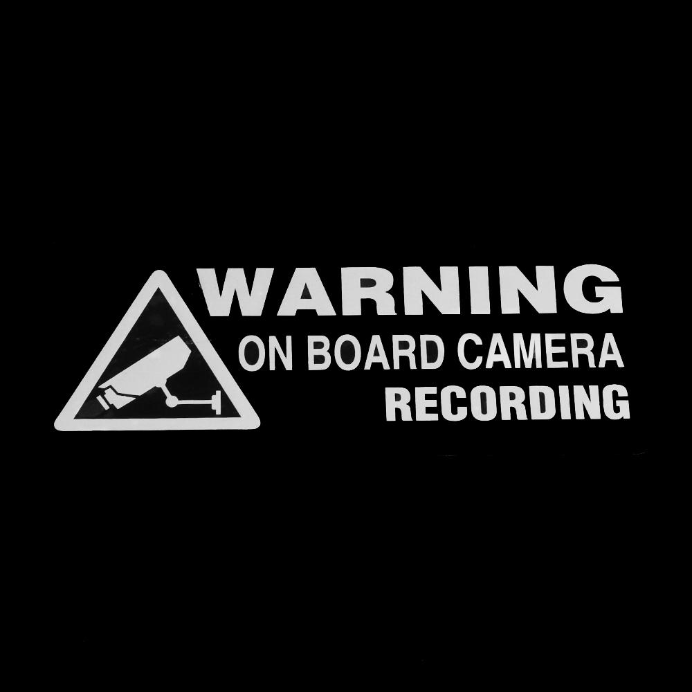 Hot Decor Truck Warning On Board Camera Recording Vinyl Auto Car Sticker