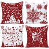 Christmas Themed Pillowcases Car Accessories Office Santa Claus Living Room Sofa Home Pillowcases