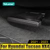 For Hyundai Tucson NX4 2021 2022 2023 Hybrid N Line ABS Car Rear Seat Under Air Vent Duct Outlet Cover Shell Accessories
